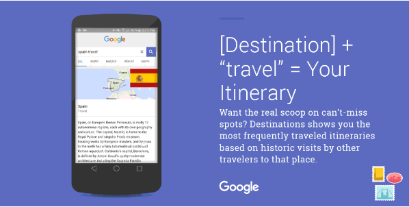 谷歌发布方便用户进行旅行规划的搜索工具Google Destinations
